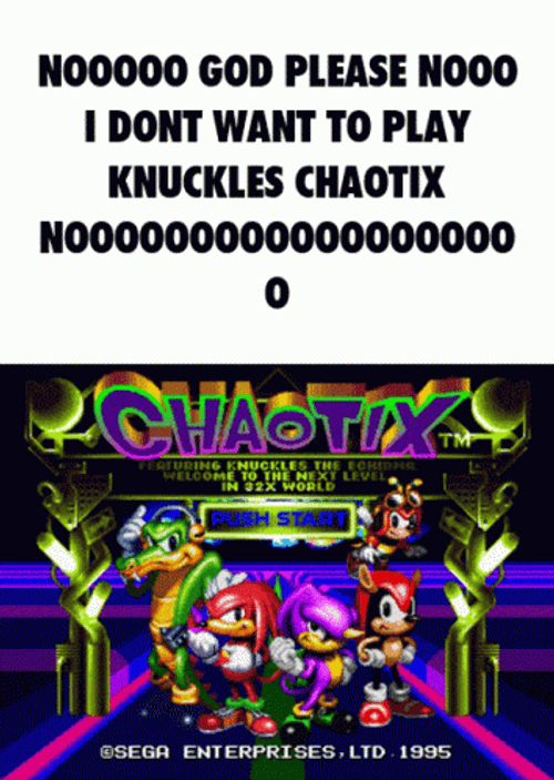 Espio The Chameleon Knuckles Chaotix GIF