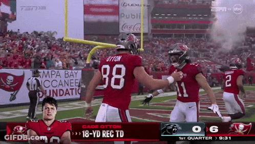 ESPN Buccaneers Vs Bengals Football Game GIF