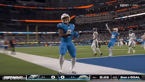 ESPN Chargers Vs Eagles Football Game GIF