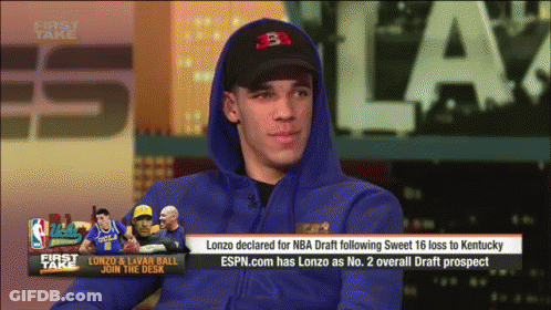 ESPN.com Has Lonzo As No. 2 Overall Draft Prospect GIF