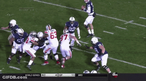 ESPN Football Game Score 4 To 11 GIF