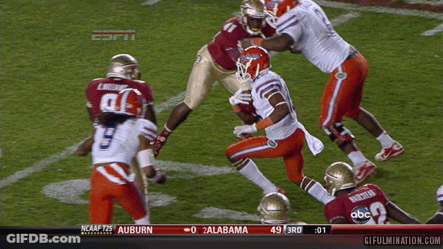 ESPN Football Game Score 49 To 0 GIF