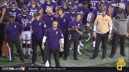 ESPN Football Game With Touchdown Text GIF