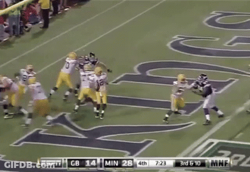 ESPN Green Bay Packers Vs Minnesota Hawks Football GIF