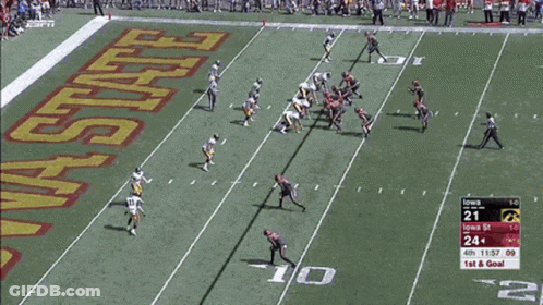 ESPN Iowa Vs Iowa State Football Game GIF