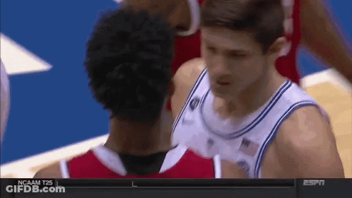 Espn Is Showing A Basketball Game Between Duke And Virginia Tech GIF