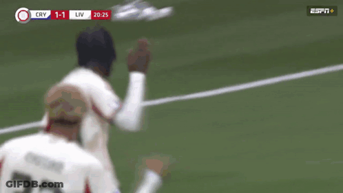 Espn Is Showing A Soccer Game With The Score 1-1 GIF