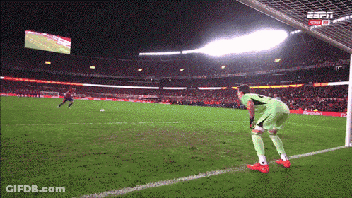 ESPN Soccer Game On TV Screen GIF