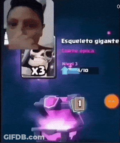 Esqueleto Gigante Skeleton And Purple Chest GIF