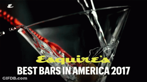 Esquire Best Bars In America 2017 GIF