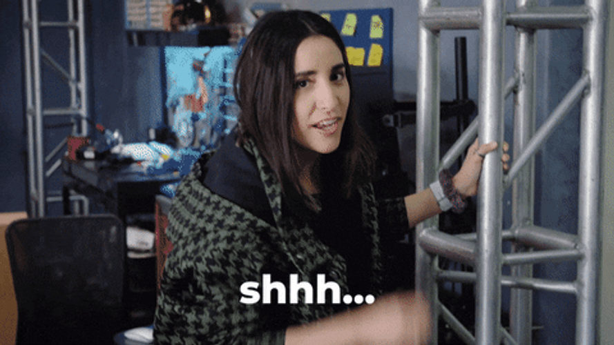 Estefannie Shhhh I'm Spying GIF