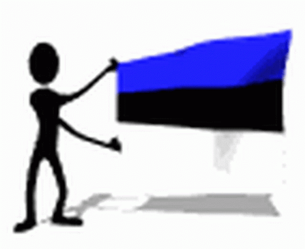 Estonia Flag Animation GIF