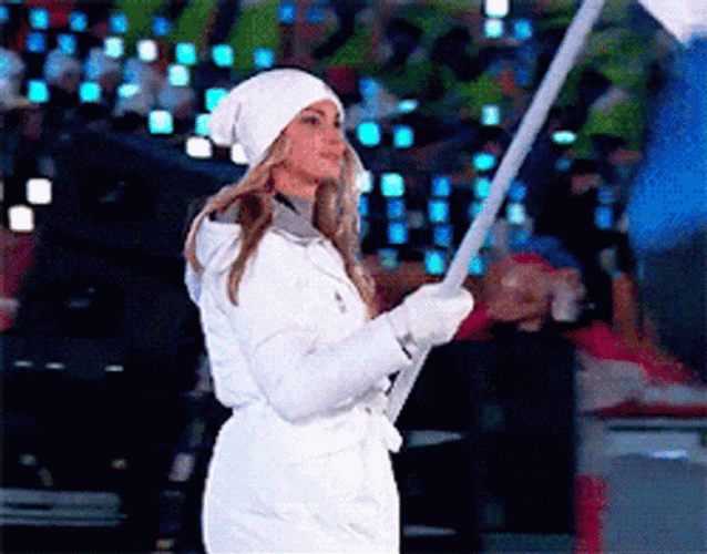 Estonia Skater Carrying Flag GIF