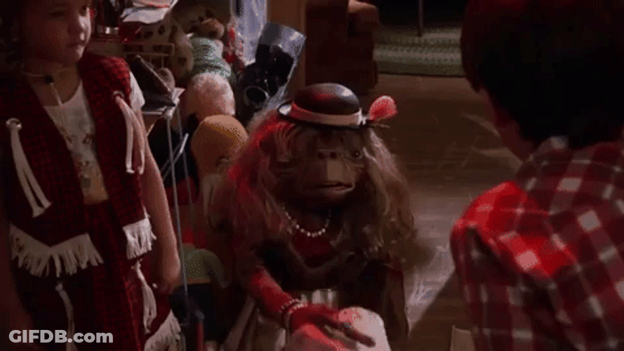 ET Phone Home Funny Costume GIF