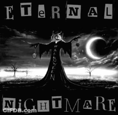 Eternal Nightmare Poster With Scarecrow GIF