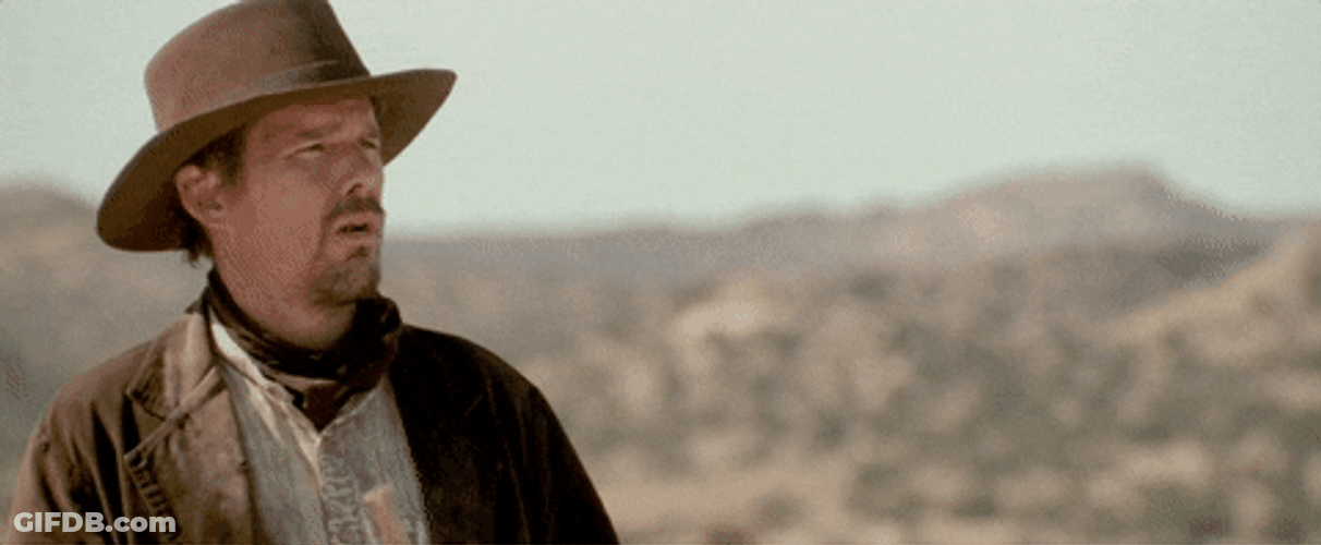 Ethan Hawke Looking With Telescopes GIF