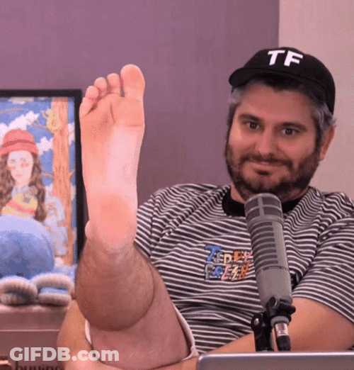 Ethan Klein Showing Off His Feet GIF