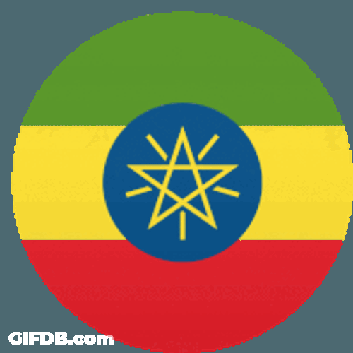Ethiopia Flags Sticker GIF