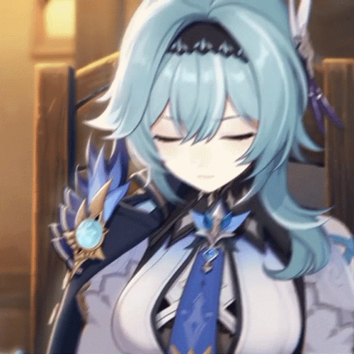 Eula Genshin Impact Anxious GIF