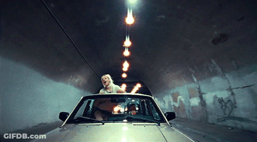 Euphoria Happy Car Dance GIF