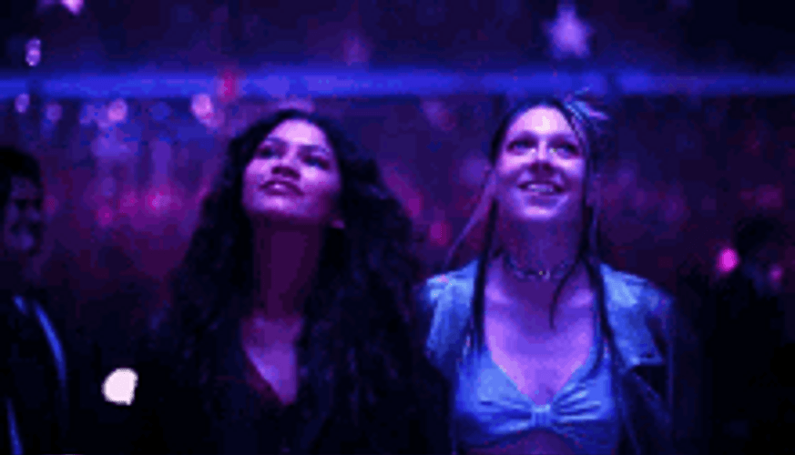 Euphoria Jules Vaughn Amazed Rue Bennett GIF