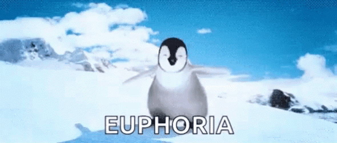 Euphoria Penguin Happy Feet GIF