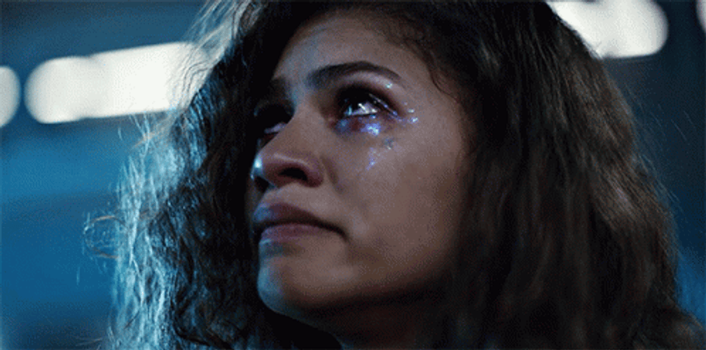 Euphoria Rue Bennett Zendaya Sad Crying GIF