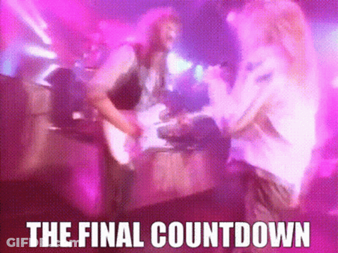 Europe 80S Music Final Countdown GIF