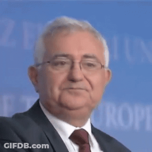 Europe Commissioner Looking Up GIF
