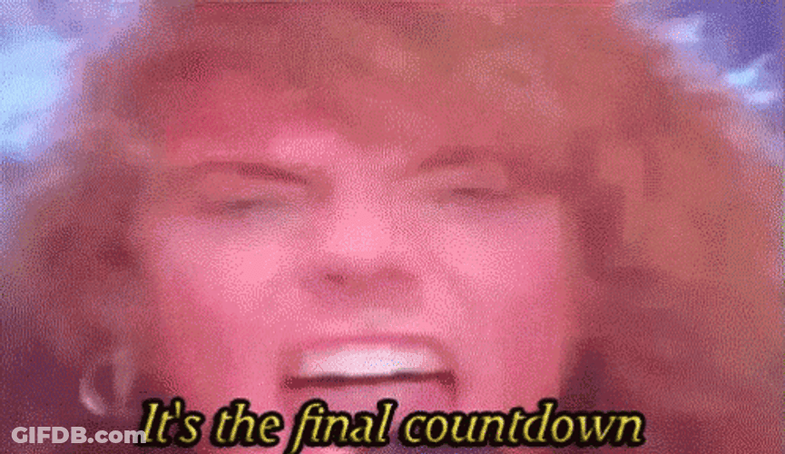Europe Its The Final Countdown Singing GIF
