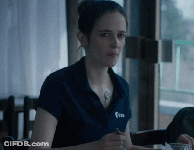 Eva Green Eating GIF
