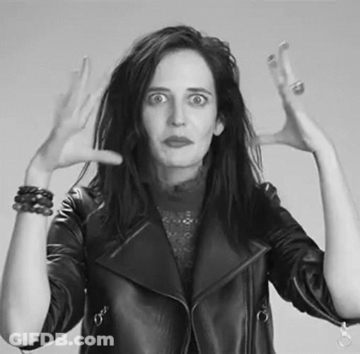 Eva Green Gangster Look GIF
