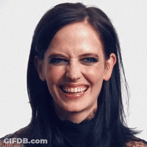 Eva Green Happy Face GIF