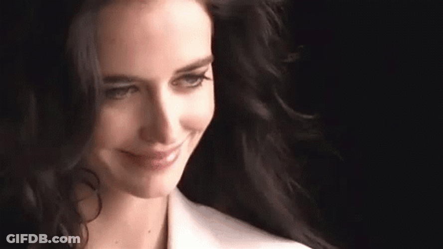 Eva Green Raising Eyebrow GIF