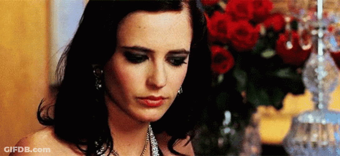 Eva Green Shaking Her Head GIF