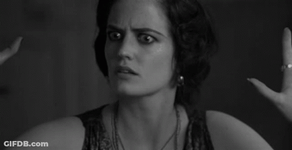 Eva Green Stop Gesture GIF