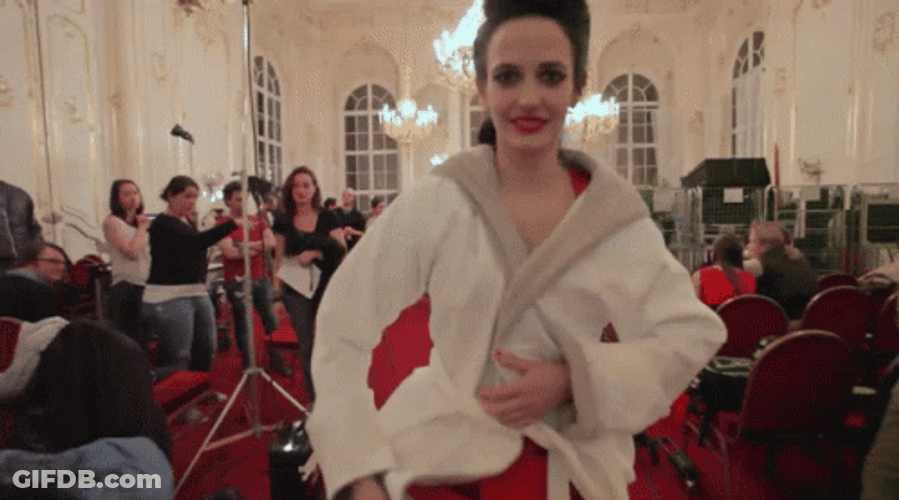 Eva Green Walking GIF