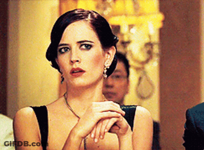 Eva Green Worried Face GIF