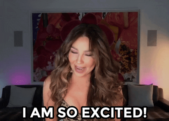 Eva Marie I Am So Excited GIF