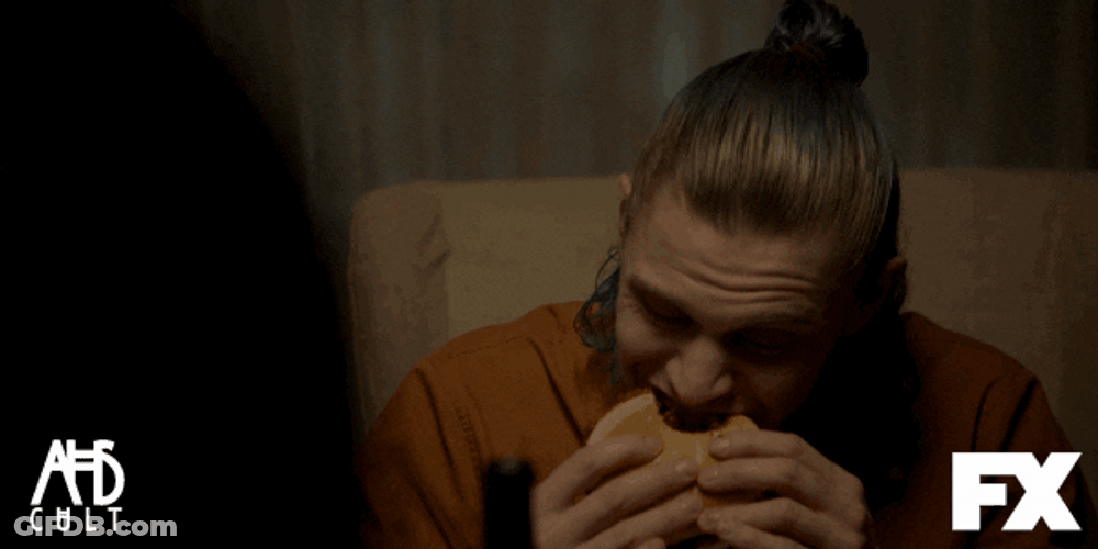 Evan Peters Eat And Chow Burger GIF