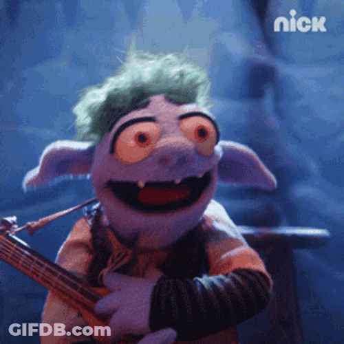 Evan The Troll Laughing Guitar Happy GIF