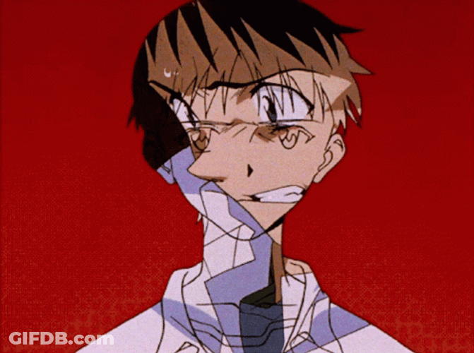 Evangelion Shinji Existential Crisis GIF
