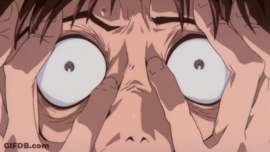Evangelion Shinji Shocked Eyes GIF