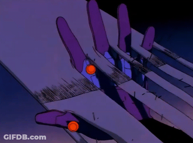 Evangelion Unit-01 Hand GIF