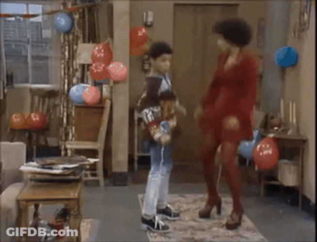 Evans Family Dancing Good Times GIF