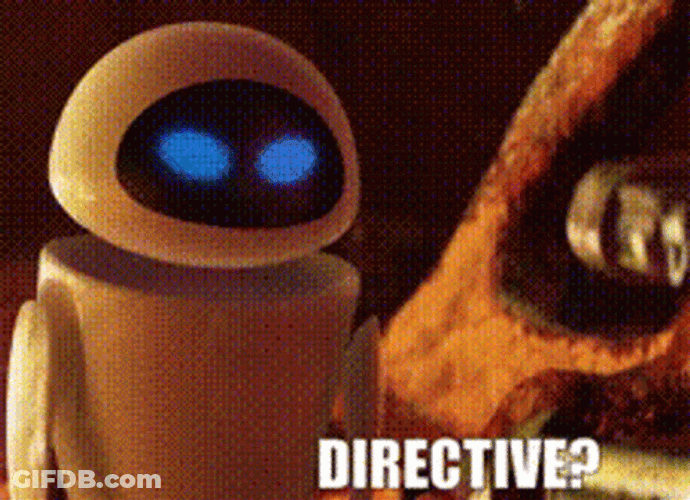 Eve Asking Wall E About Directive GIF