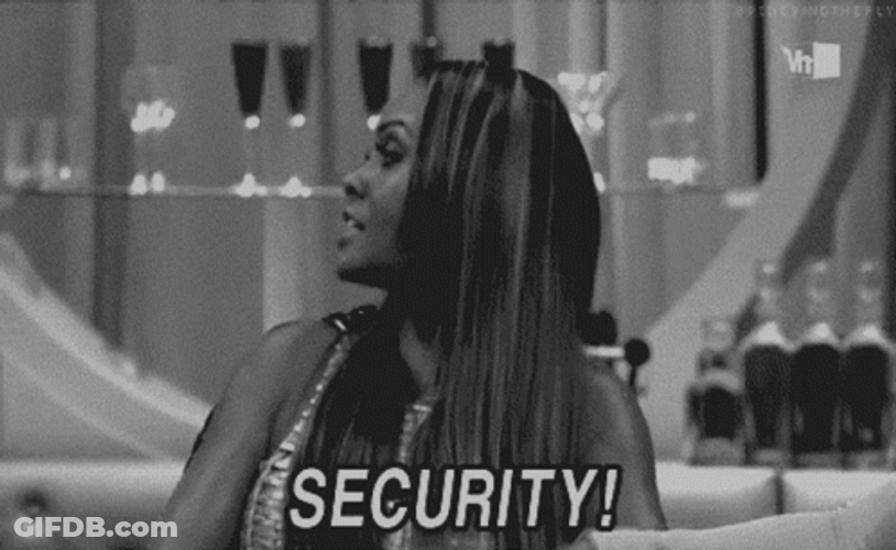 Evelyn Lozada Calling Security GIF