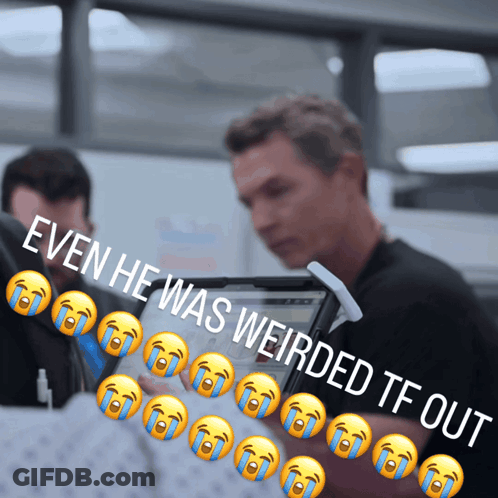 Even He Was Weirded TF Out Poster GIF