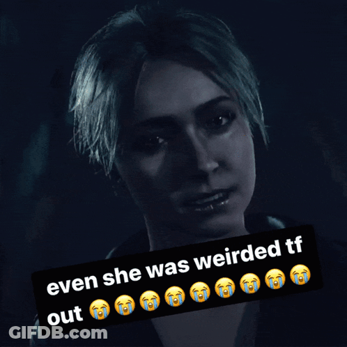 Even She Was Weirded TF Out Woman GIF