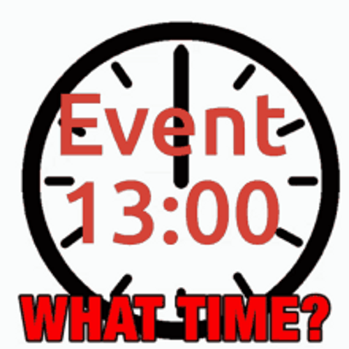 Event Countdown Clock What Time GIF